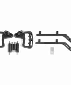 Agarraderas de aluminio delanteras y traseras para Jeep