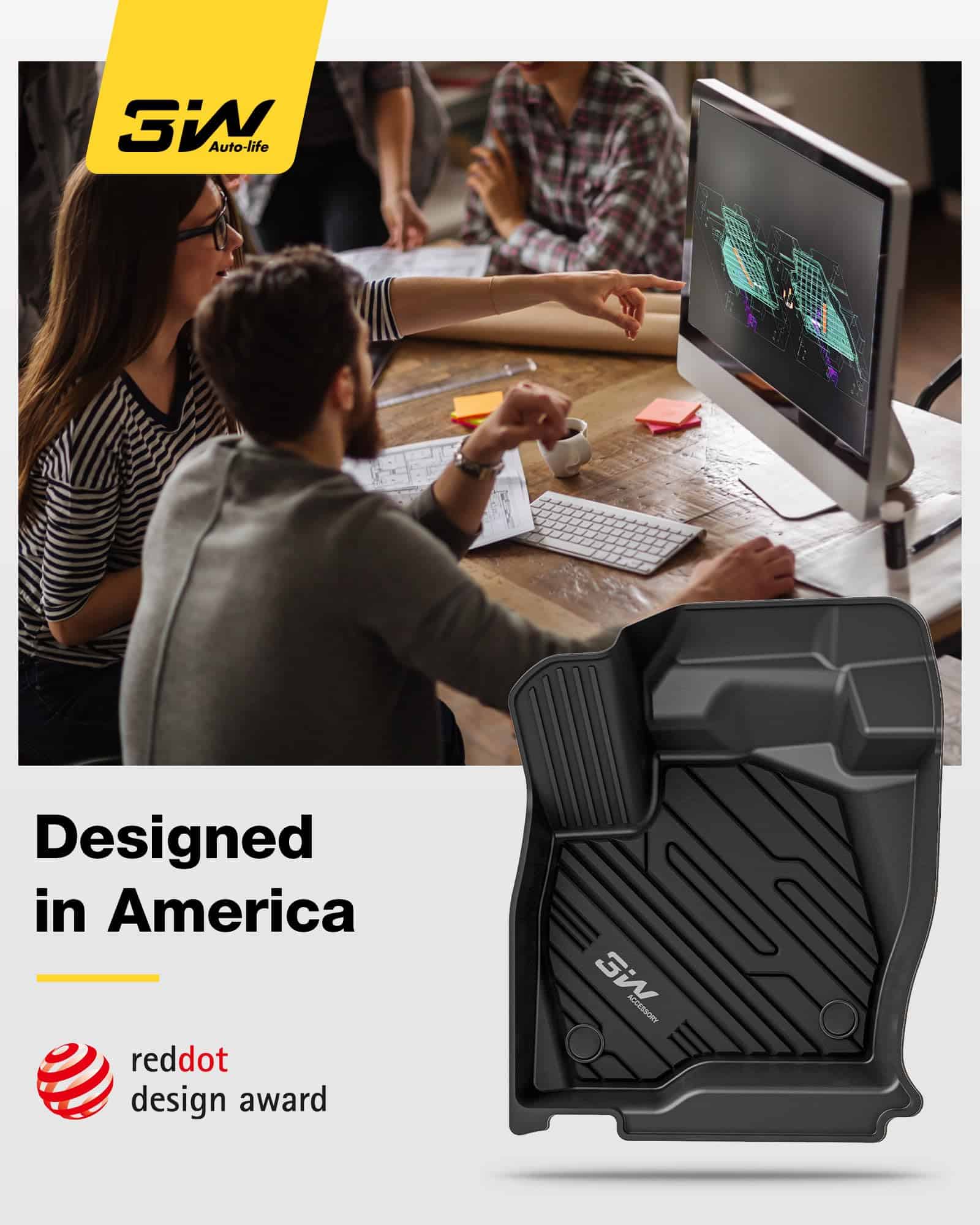 Tapetes para piso 3W Ajuste para Ford Edge 2015-2024 y Ford - Imagen 10