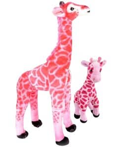 Jirafa Rosa de Peluche de Aventura Planet, 25 Pulgadas de