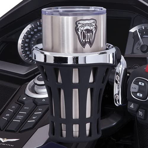 Portavasos Ciro Chrome Big Ass™ con soporte cromado - Imagen 3