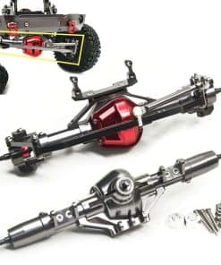 Eje Delantero y Trasero de Aluminio para 1/10 RC Rock