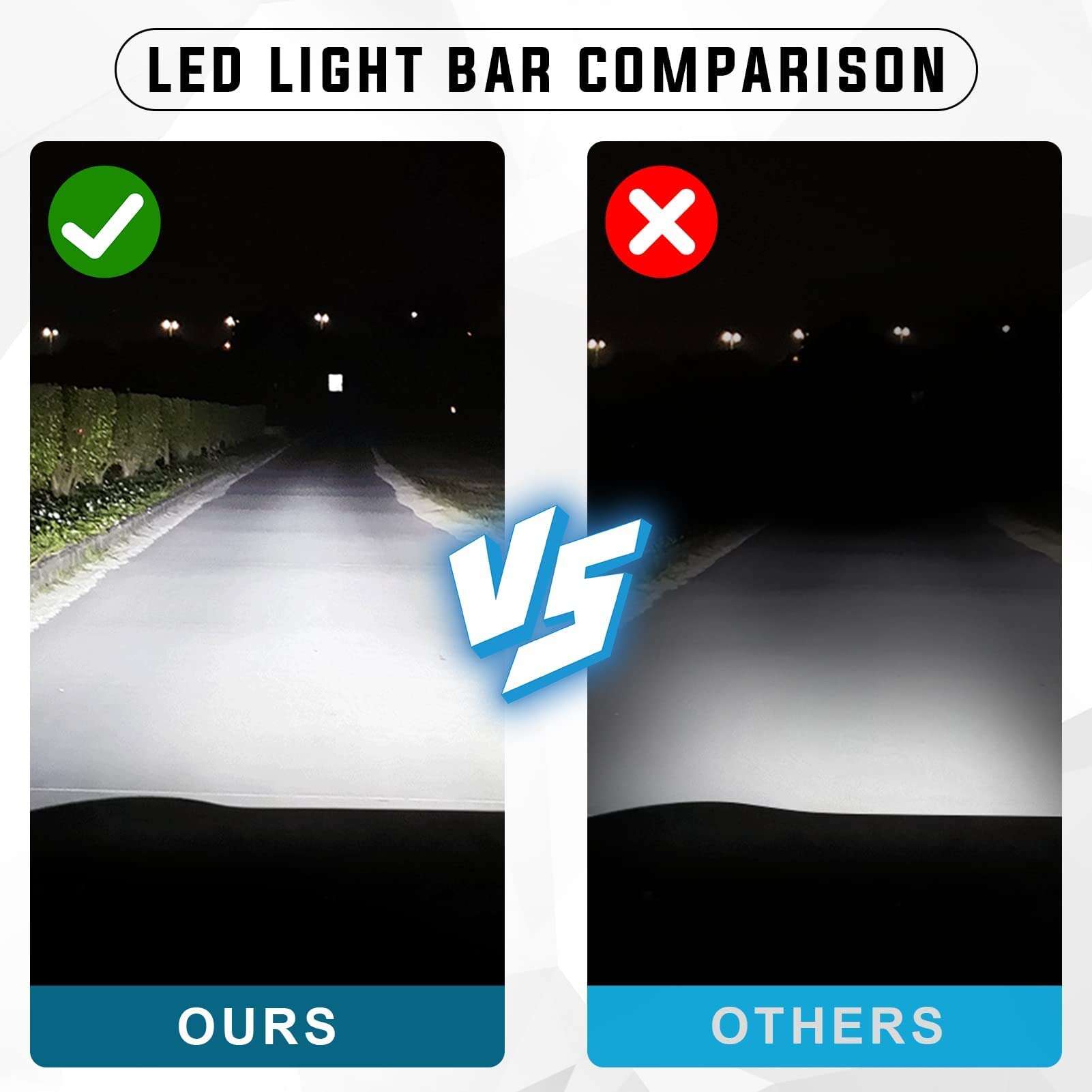 Barra de Luz LED Curvada DaSen 52" 300W con Soportes de - Imagen 7