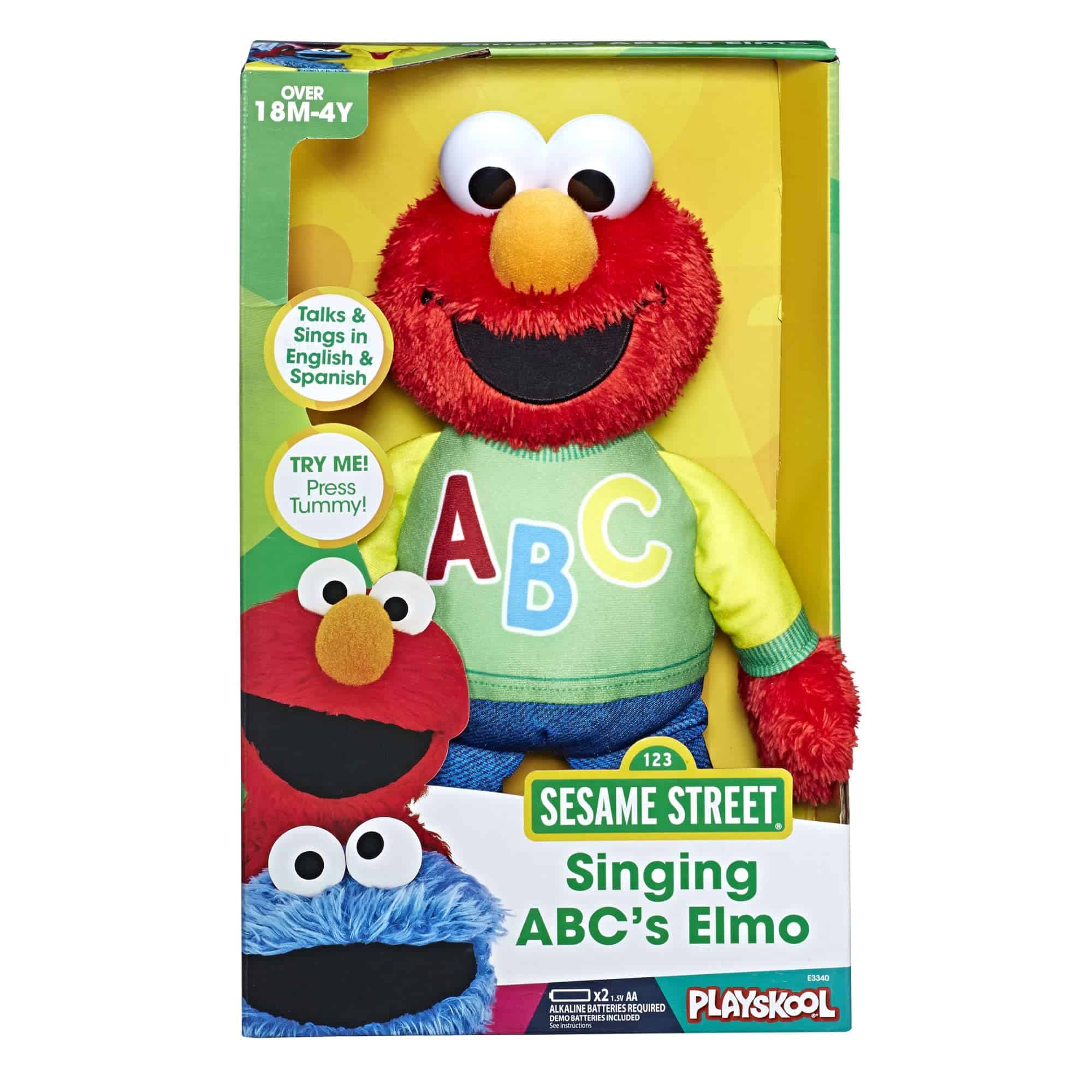Elmo Cantarín ABC de Sesame Street Playskool, Rojo - Imagen 3