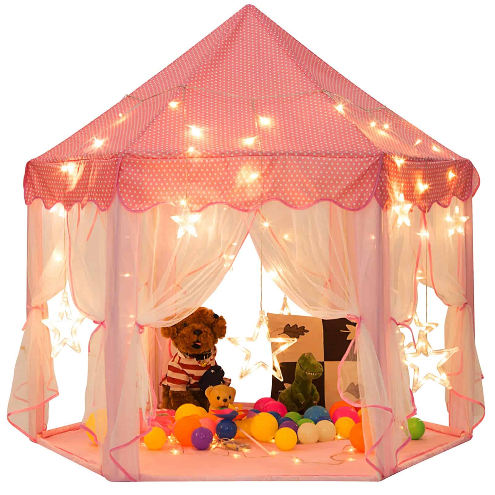 Sunnyglade 55'' x 53'' Tienda de Princesa con 8.2 Pies de