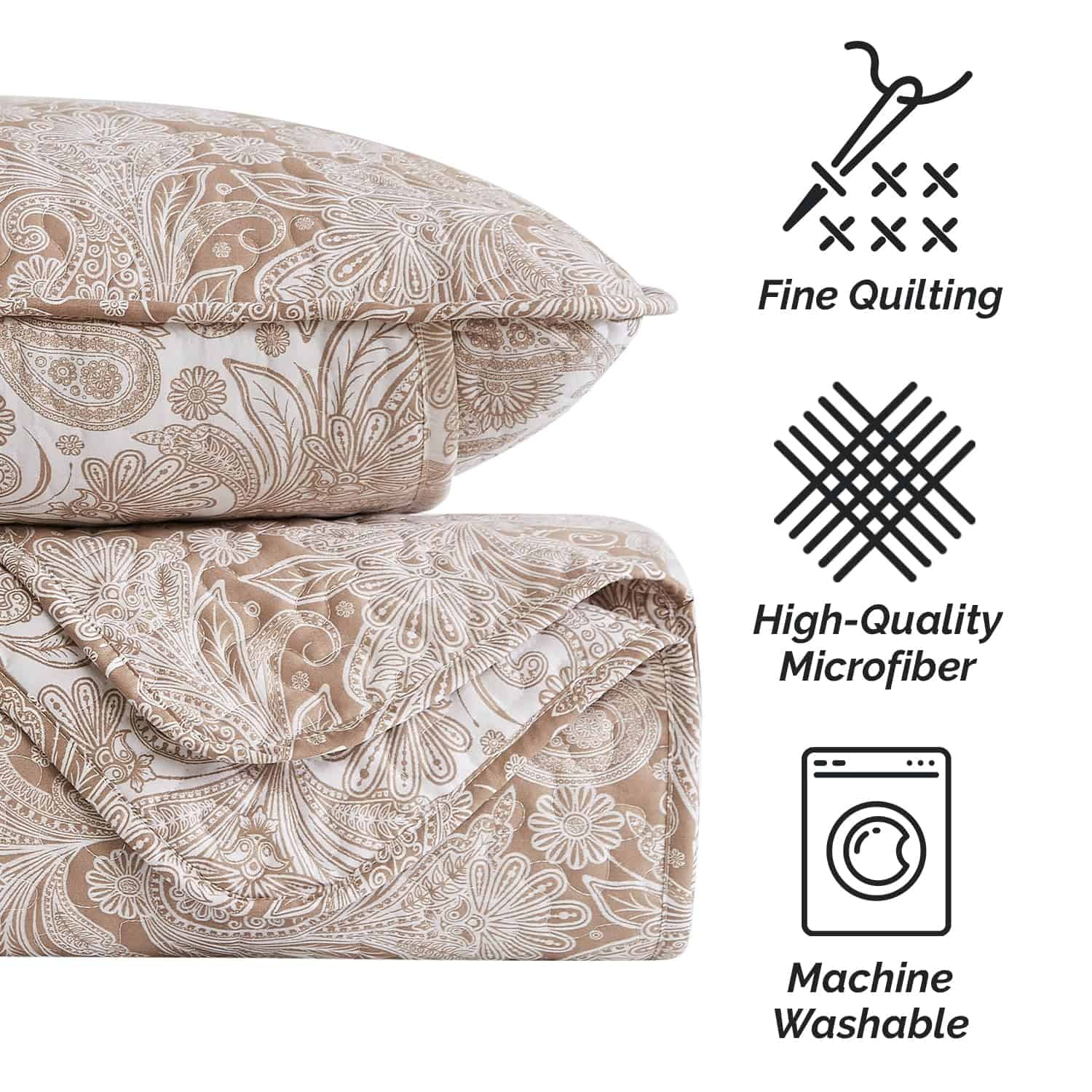 Juego de Edredón Paisley King/California Size de Southshore - Imagen 6