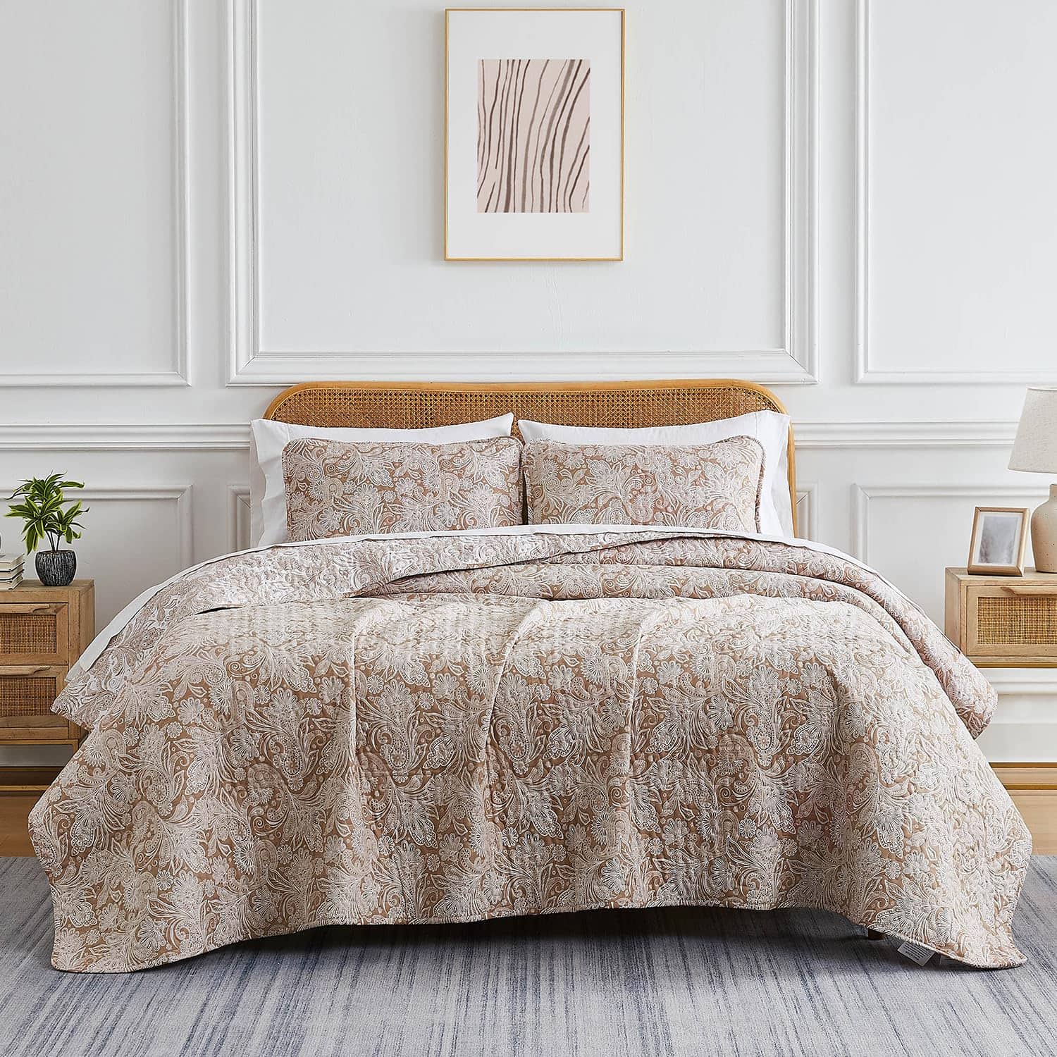 Juego de Edredón Paisley King/California Size de Southshore - Imagen 10