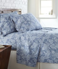 Juego de sábanas Southshore Fine Living, -Azul con Paisley B