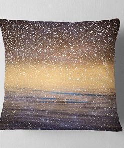 Fotografía del horizonte 'Reflejo del cielo marrón en el