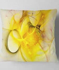 Almohada Decorativa 'Designart Light Yellow Nebula Star'