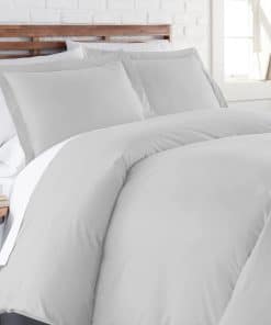 Set de Funda Nórdica Oversized Queen de -Gris Claro