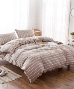 Juego de Funda de Edredón Queen Size DONEUS - 100% Algodón