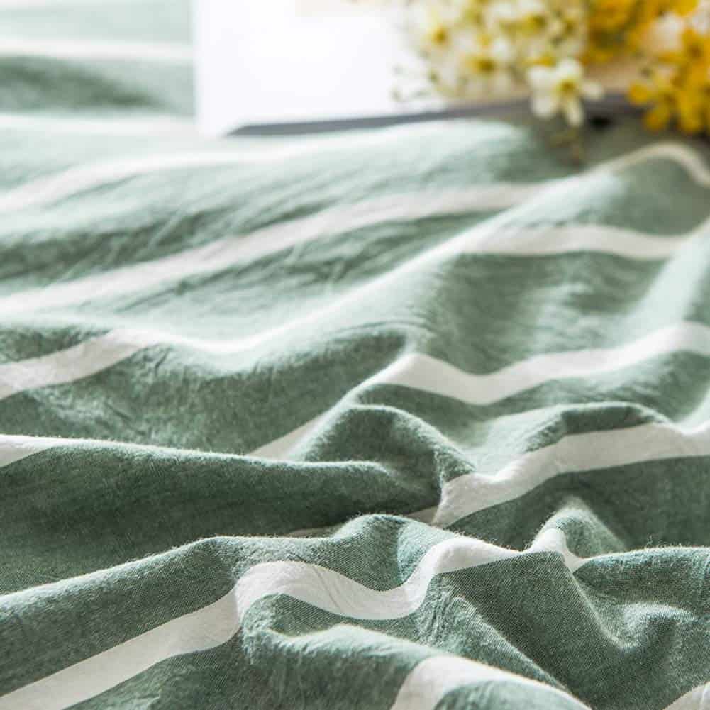 Juego de Funda de Edredón Verde DONEUS Tamaño Queen, Juego - Imagen 5