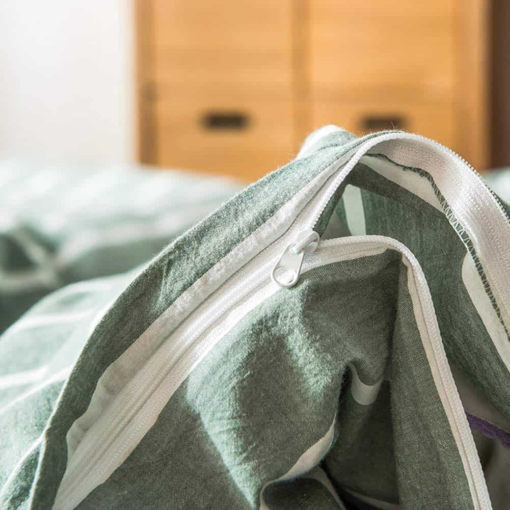 Juego de Funda de Edredón Verde DONEUS Tamaño Queen, Juego - Imagen 6