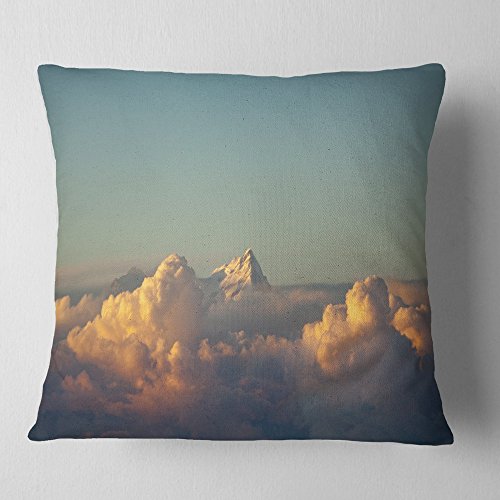 Almohada de Diseño Puesta de Sol Colorida en el Cielo
