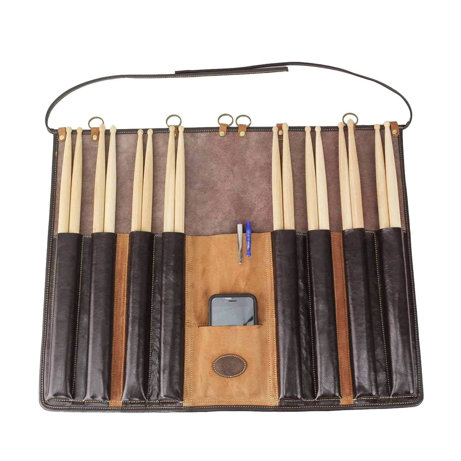 Walker & Williams DSB-2 Bolsa de Cuero para Baquetas con - Imagen 3