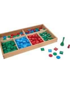 Juego de Sellos Montessori para Aprendizaje Temprano en