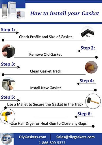 703-881C Junta de Puerta de Refrigeración Beverage Air - Imagen 7