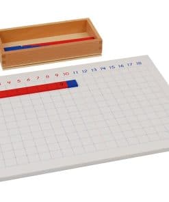 Tablero de tiras de adición LEADER JOY Montessori para