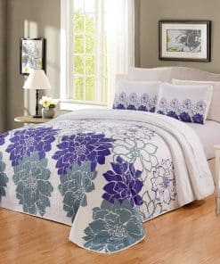 Juego de Colcha Reversible Super King Size de 3 Piezas