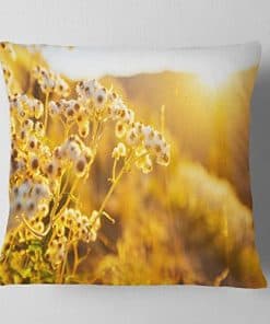 Diseño de jardín rural amarillo brillante Flores de flores