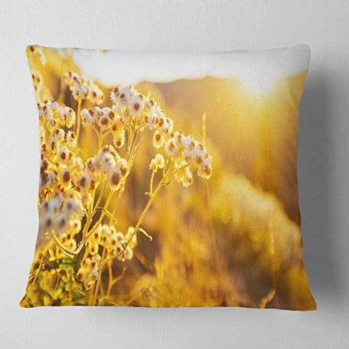 Diseño de jardín rural amarillo brillante Flores de flores