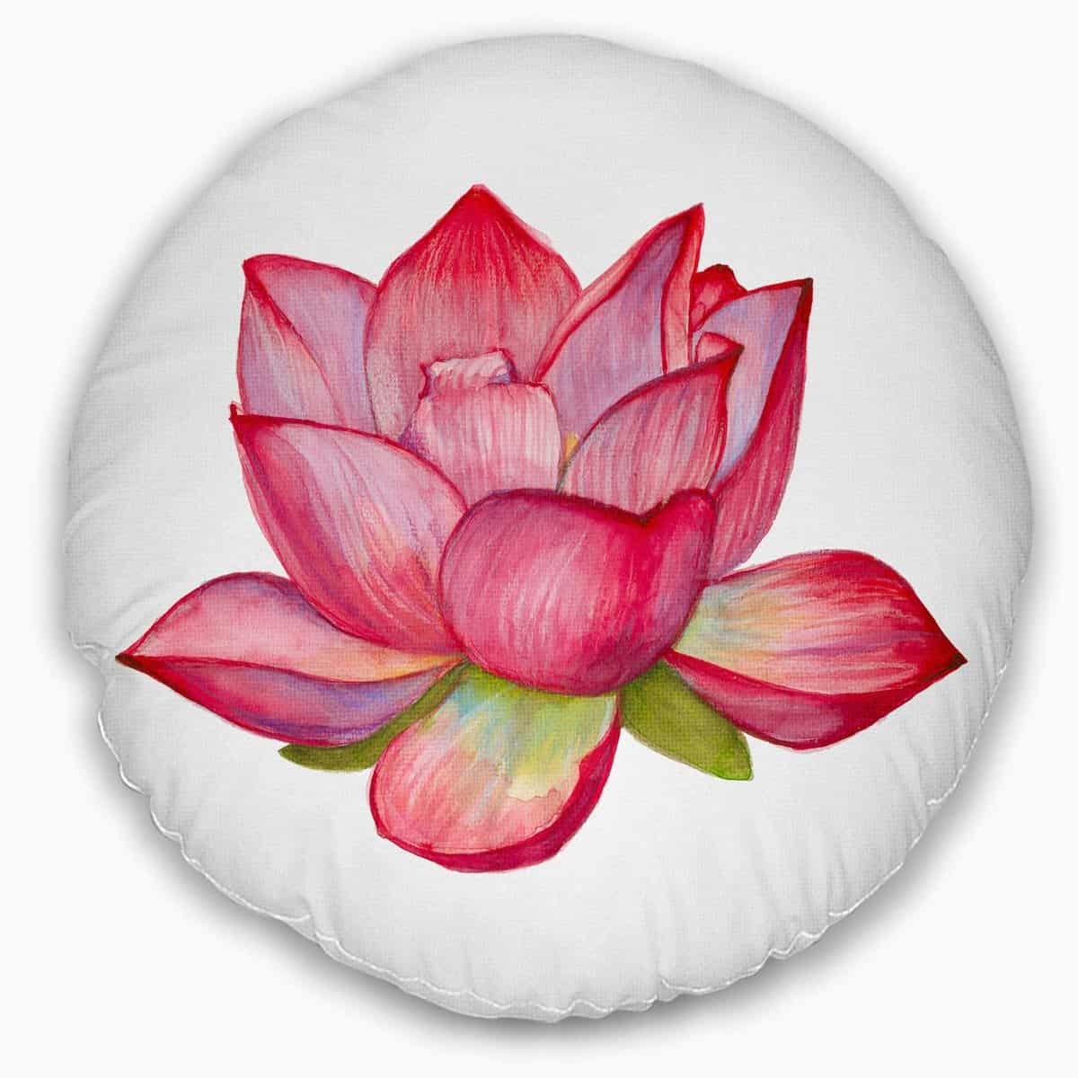 Almohada de tiro de alta calidad + funda de cojín impresa