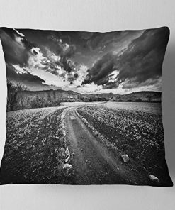 Almohada Decorativa 'Sardinia' en Blanco y Negro para Sala