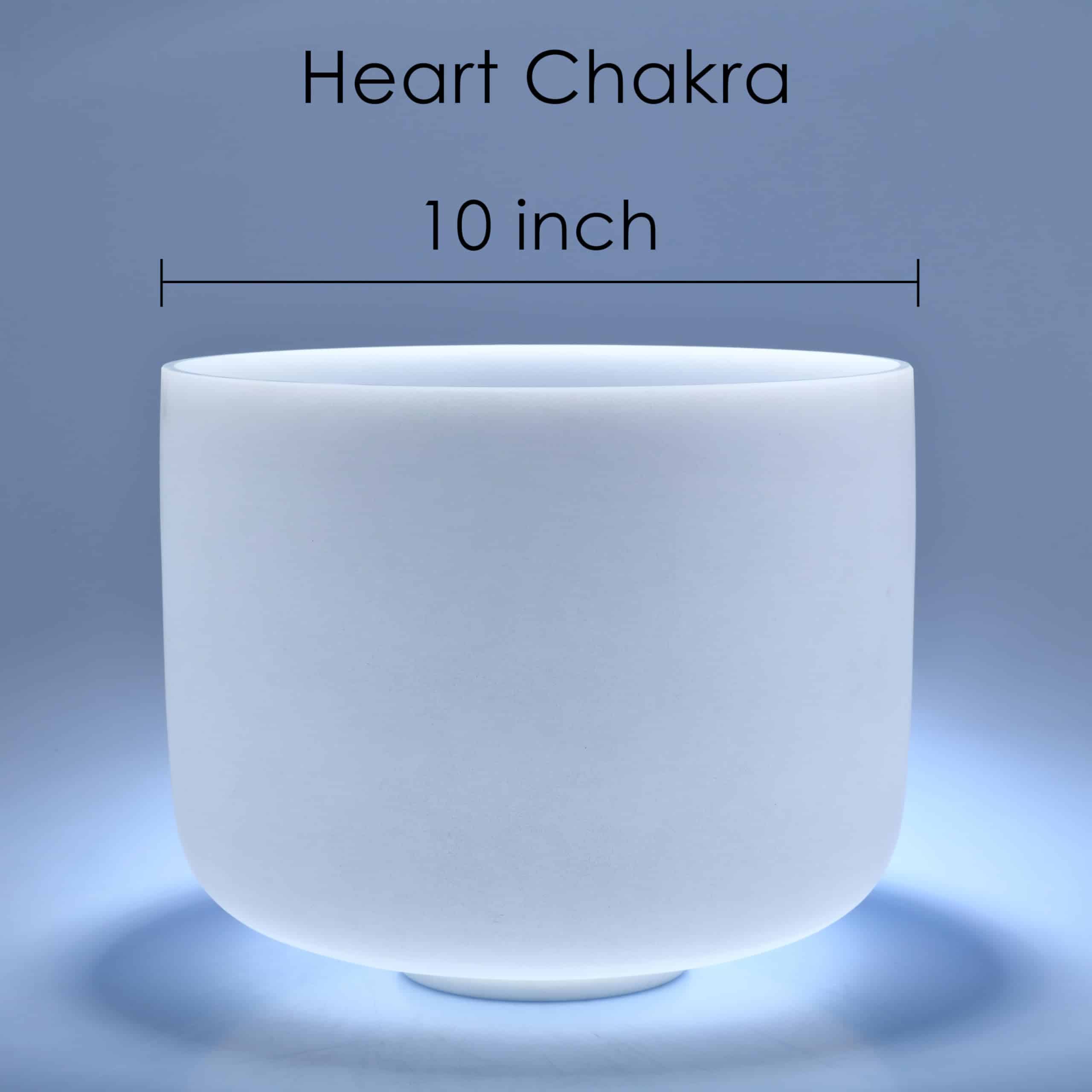 TOPFUND Cuenco de Canto de Cuarzo F Nota Chakra del Corazón - Imagen 9