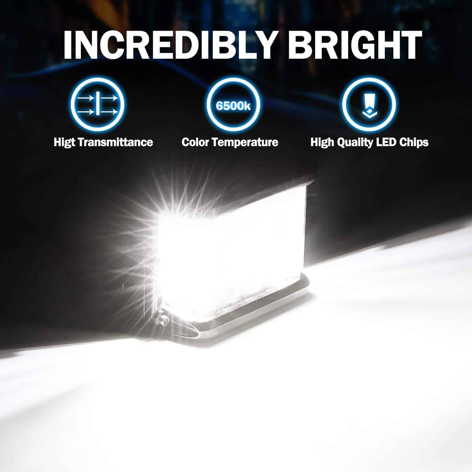 Luces LED Lumimotor Wayup Side Shooter, 2Pcs 4 Pulgadas 96W - Imagen 4