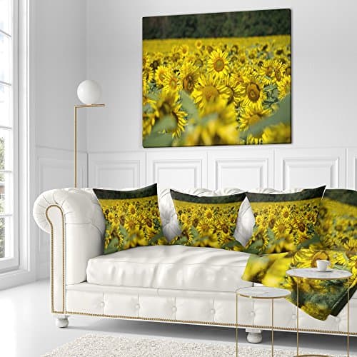 Almohadas Decorativas 'Campo de Girasoles Brillantes' para - Imagen 3