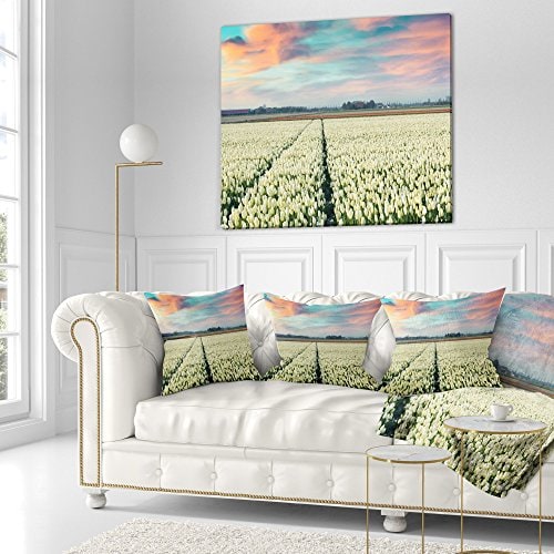 Designart Mañana en Tulip Farm Near Espel Village' - Imagen 3