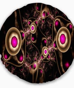 Designart Purple 3D Surreal Design' Almohada decorativa