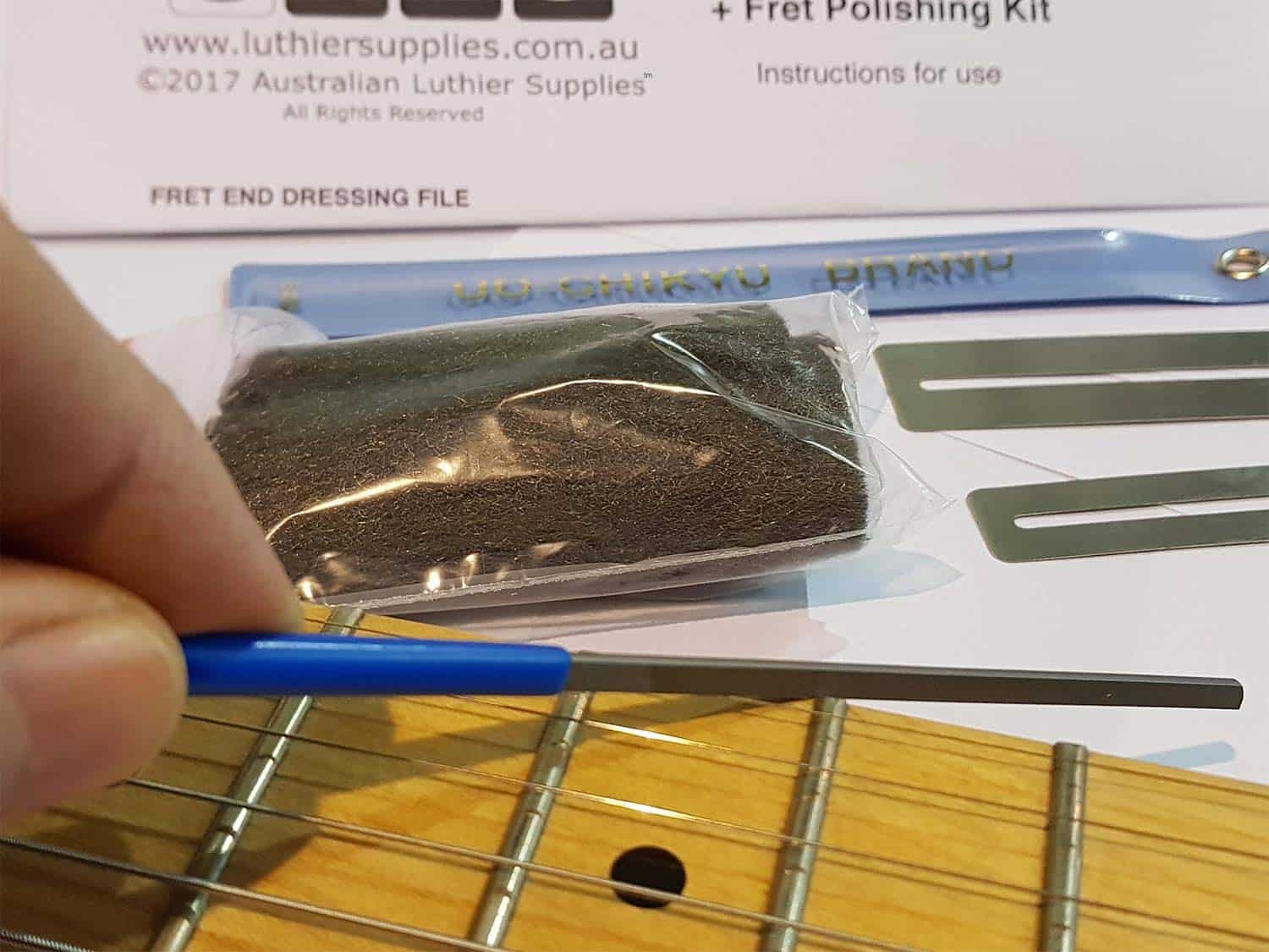 Juego de Limas y Kit de Pulido de Extremos de Trastes de - Imagen 3