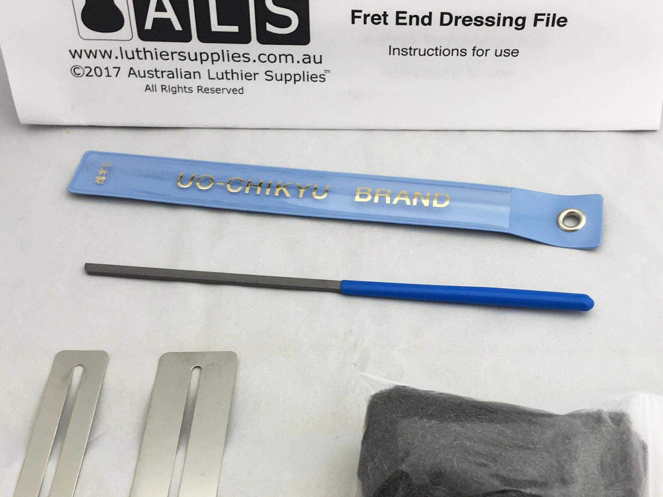 Juego de Limas y Kit de Pulido de Extremos de Trastes de