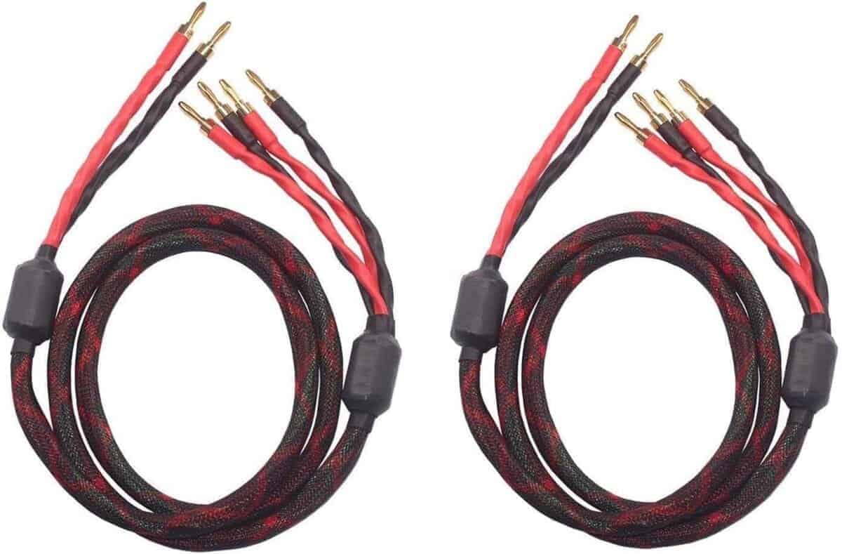 Cable de altavoz bi-cable k4B-2B (2 conectores banana - 4 - Imagen 3