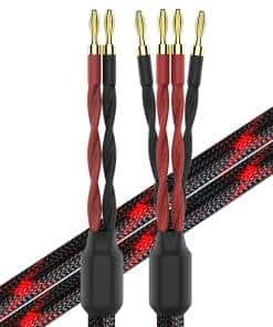 Cable de altavoz bi-cable k4B-2B (2 conectores banana - 4