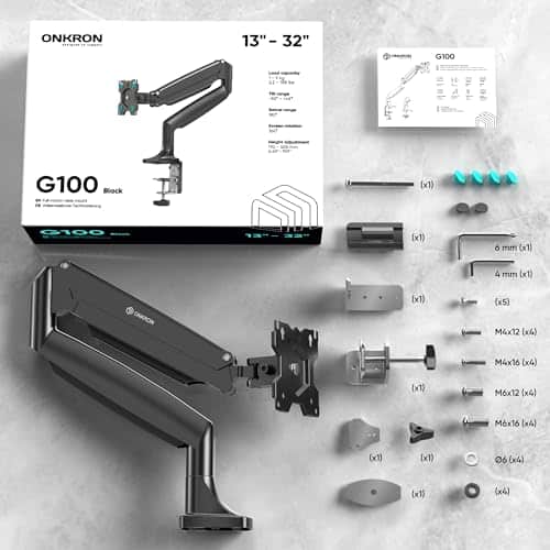 Soporte de Brazo para Monitor ONKRON para Monitores de - Imagen 9