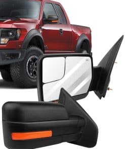 Espejos de remolque de repuesto ECCPP para Ford F150