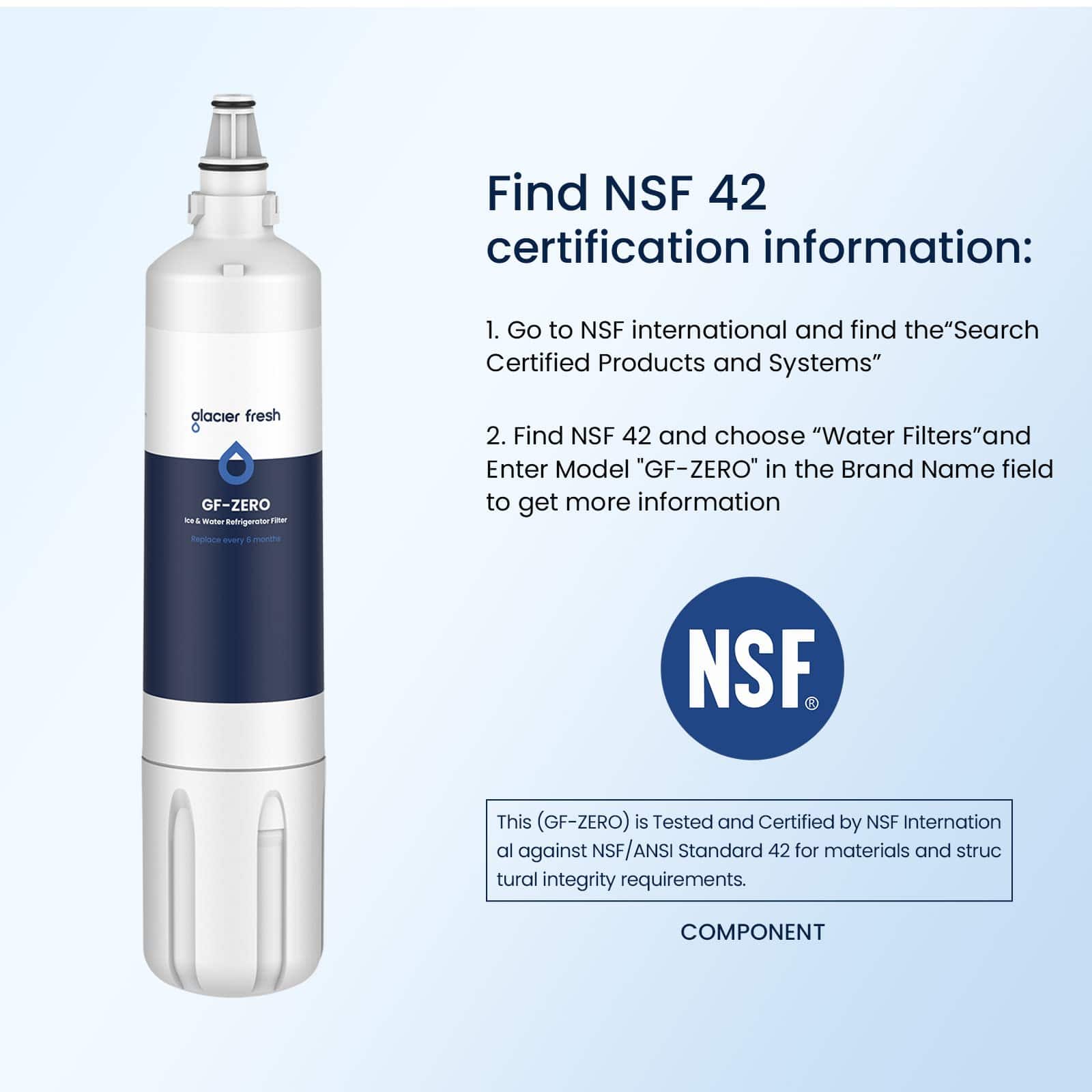 Filtro de Agua GLACIER FRESH 4204490 de Reemplazo para - Imagen 5