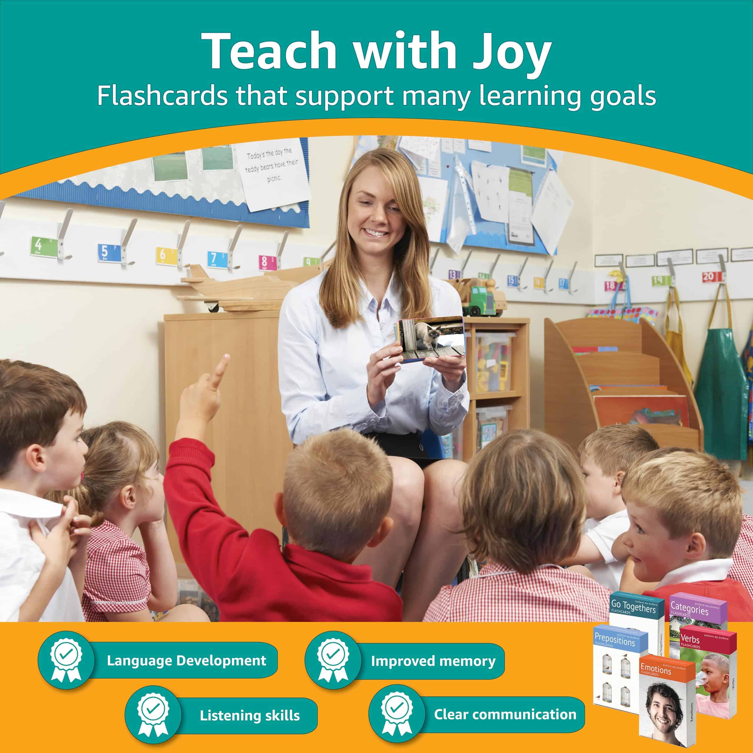 Paquete de Tarjetas Didácticas de Sentimientos y Emociones, - Imagen 3