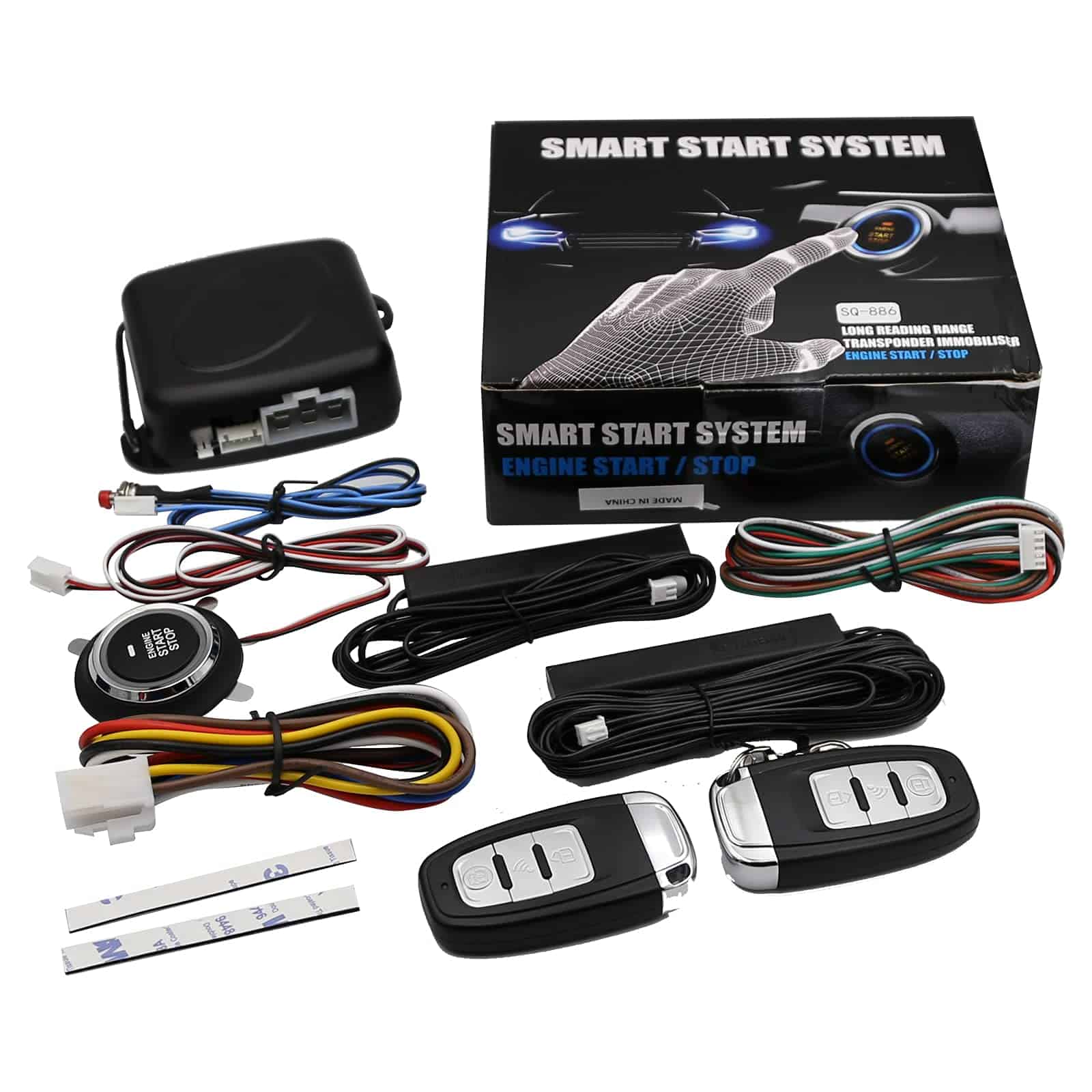 Sistema de Alarma de Coche sin Llave de Entrada Pasiva 3T6B - Imagen 8