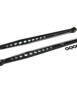 Brazos superiores traseros de aluminio negro Hot Racing