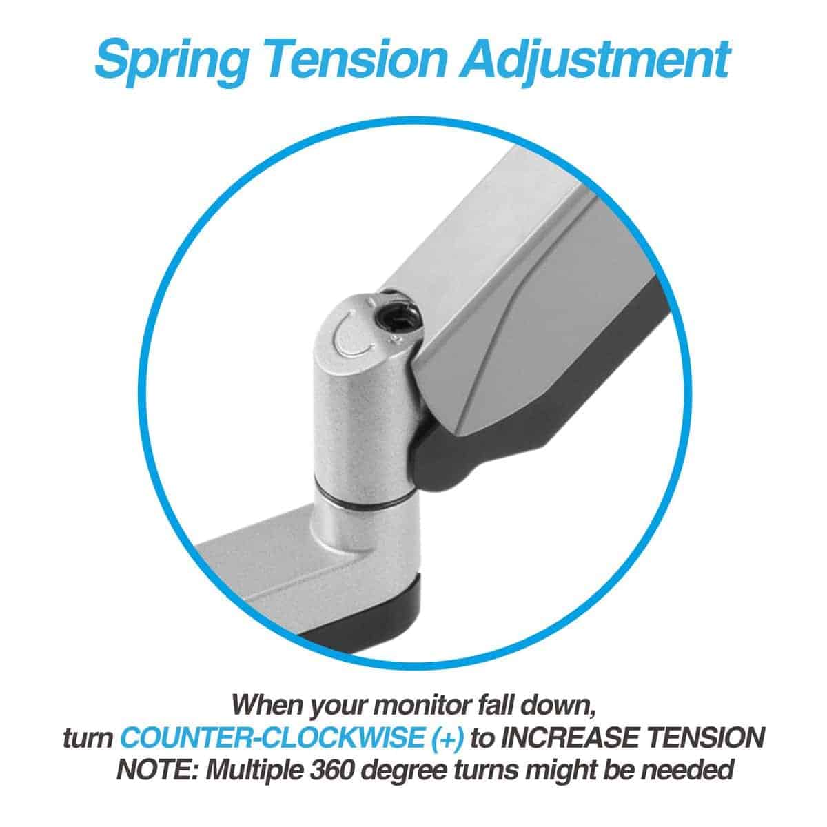 AVLT Soporte de Pared para Monitor Único Extendido de - Imagen 8