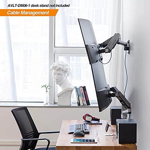 AVLT Soporte de Pared Dual Extendido para Monitor de - Imagen 8