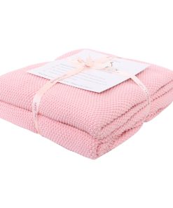 Manta de Punto Suave Sólida Adory Sweety Moss Stitch para