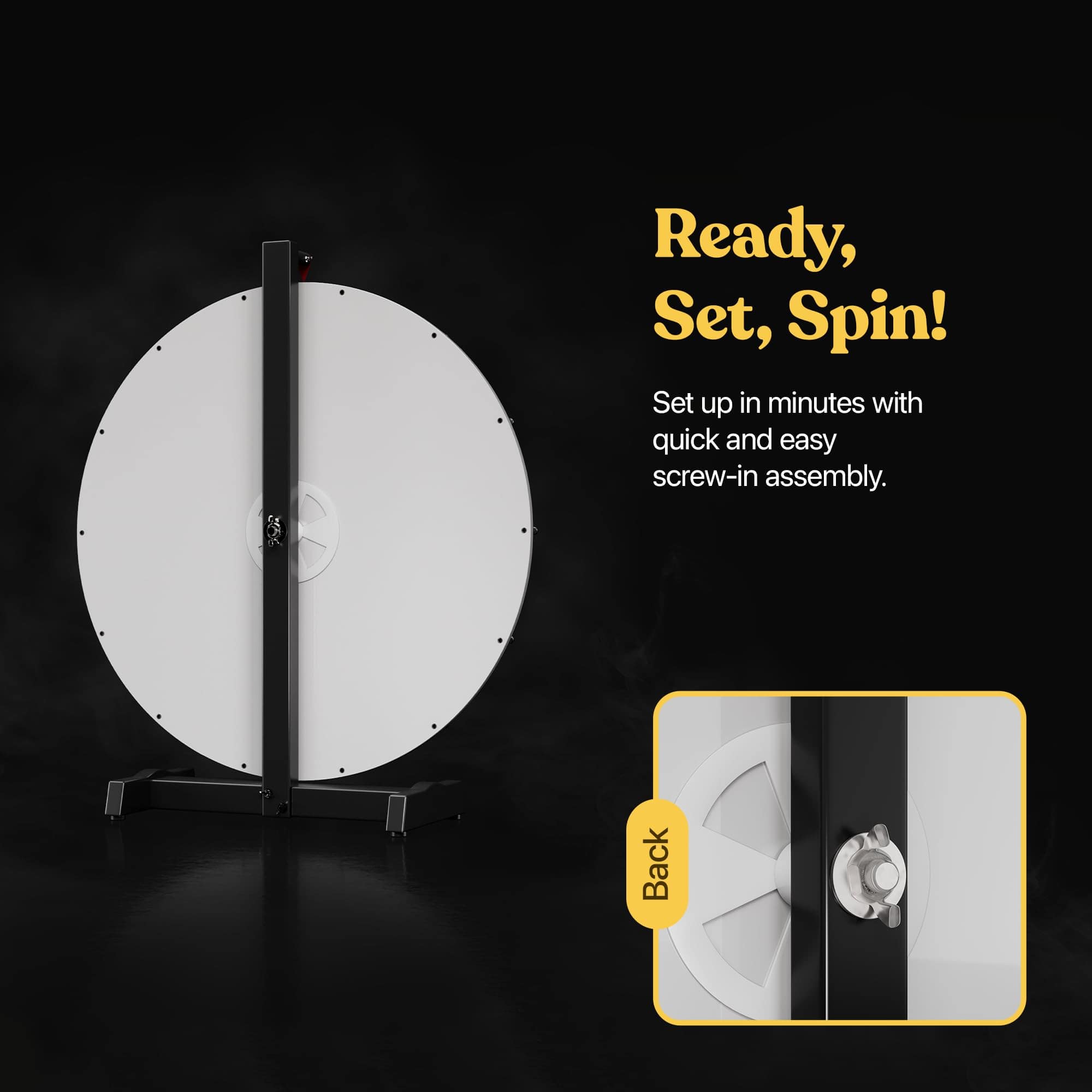 Ruleta de Premios Giratoria de 18 Pulgadas - 14 Espacios - Imagen 5