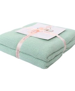 Manta de Lana Adory Sweety Moss Stitch Decorativa para