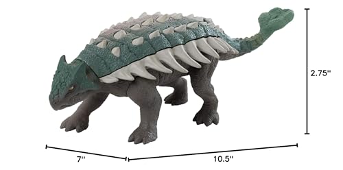 JURASSIC WORLD ROARIVORES Ankylosaurus - Imagen 7