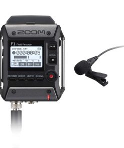 Grabadora de cuerpo Zoom F1-LP con micrófono de solapa,