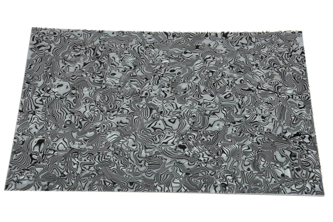 Material de Placa de Golpe de Guitarra Bajo en Blanco DIY